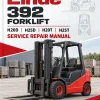 Linde 392 Forklift : H20D, H25D, H20T, H25T Service Repair Manual Linde 392 Forklift : H20D, H25D, H20T, H25T Service Repair Manual
