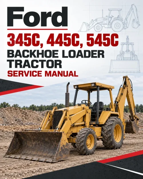 Ford 345C, 445C, 545C Backhoe Loader Tractor Service Manual Ford 345C, 445C, 545C Backhoe Loader Tractor Service Manual