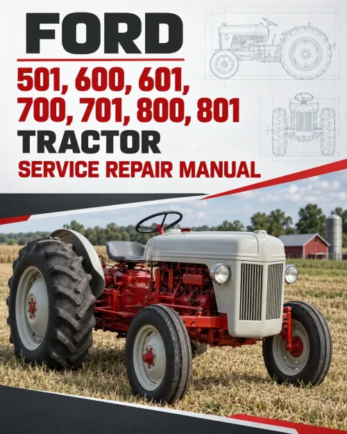 Ford 501, 600, 601, 700, 701, 800, 801 Tractor Service Manual