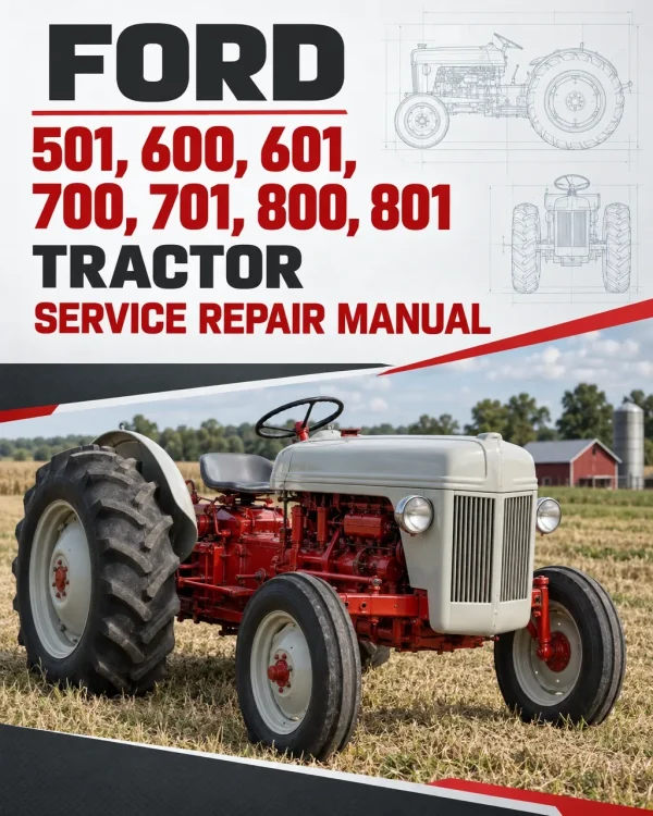 Ford 501, 600, 601, 700, 701, 800, 801 Tractor Service Manual Ford 501, 600, 601, 700, 701, 800, 801 Tractor Service Manual