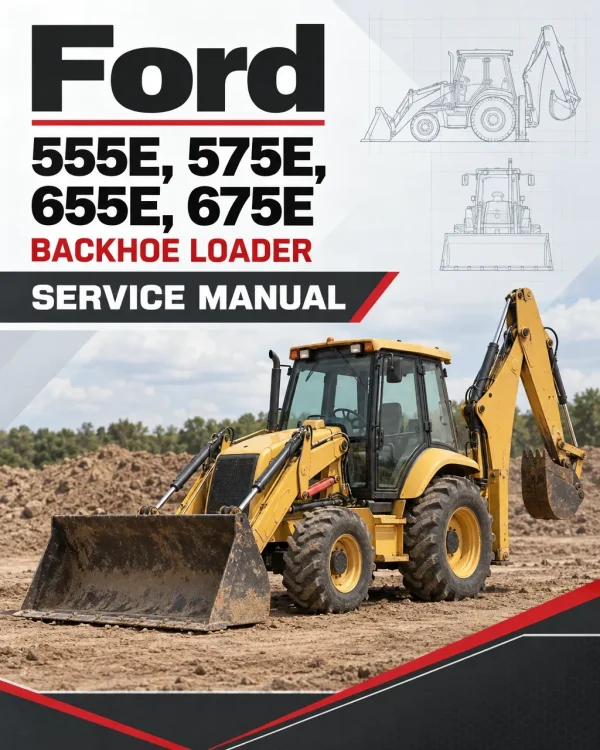 Ford New Holland 555E, 575E, 655E, 675E Backhoe Loader Service Manual Ford New Holland 555E, 575E, 655E, 675E Backhoe Loader Service Manual