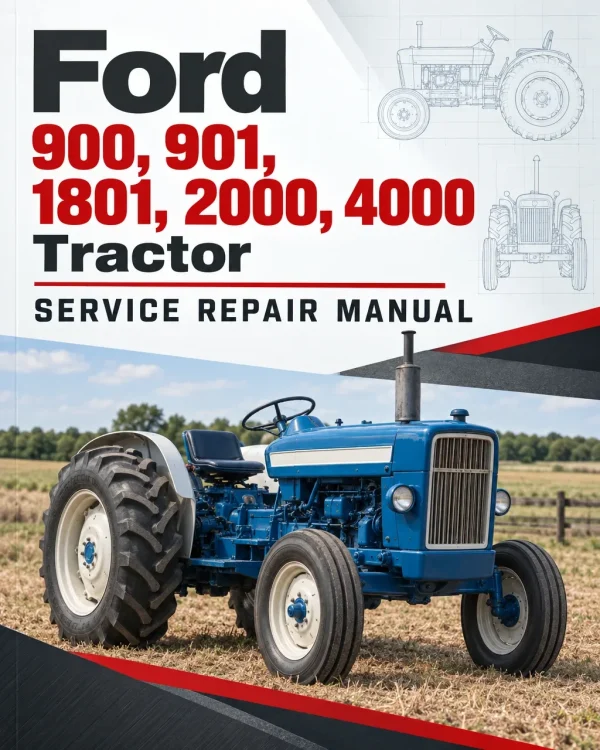 Ford 900, 901, 1801, 2000, 4000 Tractor Service Manual Ford 900, 901, 1801, 2000, 4000 Tractor Service Manual