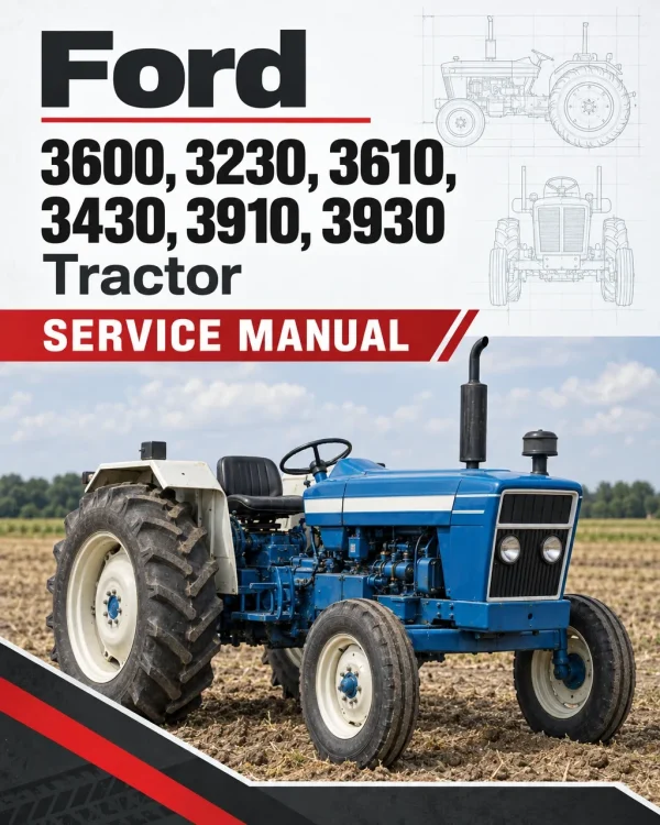 Ford 3600, 3230, 3610, 3430, 3910, 3930 Tractor Service Manual