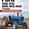 Ford 4100, 4110, 4600, 4610, 4630 Tractor Service Manual Ford 4100, 4110, 4600, 4610, 4630 Tractor Service Manual