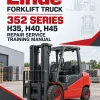 Linde Forklift Truck 352 Series H35, H40, H45 Repair Service Training Manual