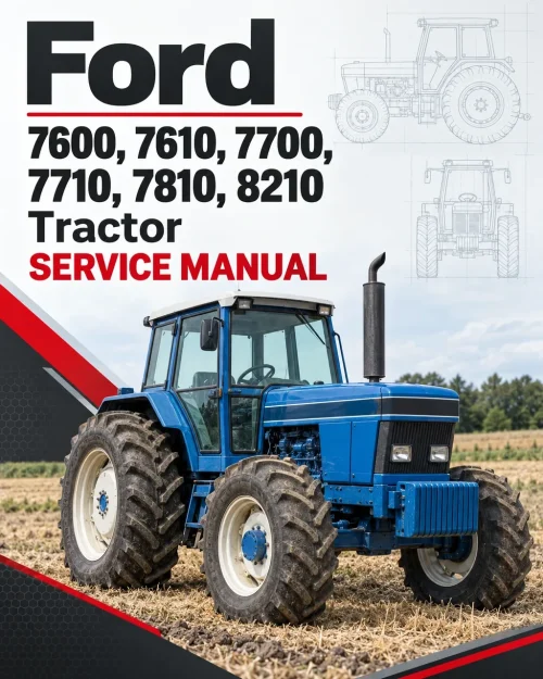 Ford 7600, 7610, 7700, 7710, 7810, 8210 Tractor Service Manual Ford 7600, 7610, 7700, 7710, 7810, 8210 Tractor Service Manual