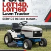Ford LGT14D, LGT16D Lawn Tractor Service Manual Ford LGT14D, LGT16D Lawn Tractor Service Manual