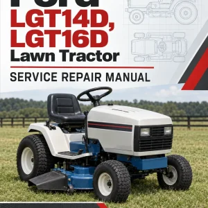 Ford LGT14D, LGT16D Lawn Tractor Service Manual Ford LGT14D, LGT16D Lawn Tractor Service Manual