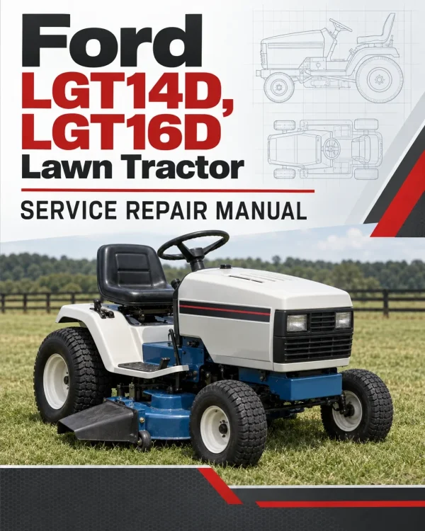 Ford LGT14D, LGT16D Lawn Tractor Service Manual Ford LGT14D, LGT16D Lawn Tractor Service Manual