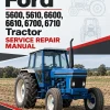 Ford 5600, 5610, 6600, 6610, 6700, 6710 Tractor Service Manual Ford 5600, 5610, 6600, 6610, 6700, 6710 Tractor Service Manual