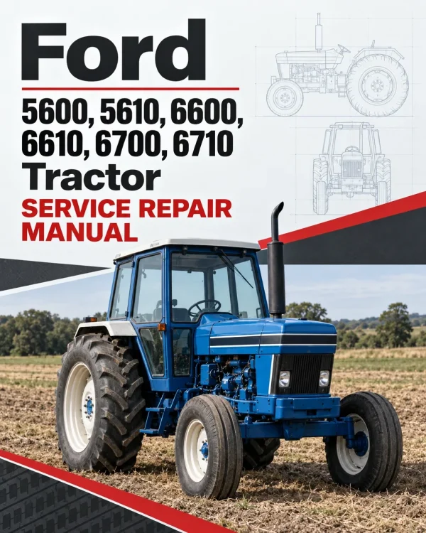 Ford 5600, 5610, 6600, 6610, 6700, 6710 Tractor Service Manual Ford 5600, 5610, 6600, 6610, 6700, 6710 Tractor Service Manual
