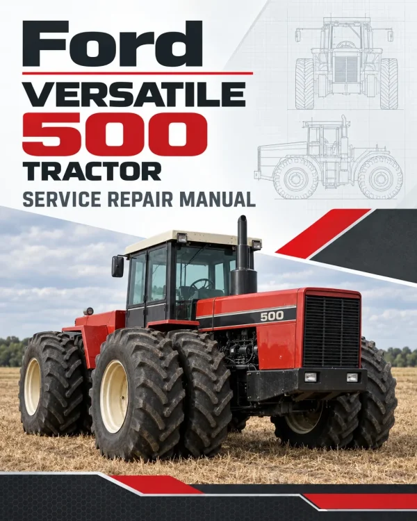 Ford Versatile 500 Tractor Service Manual