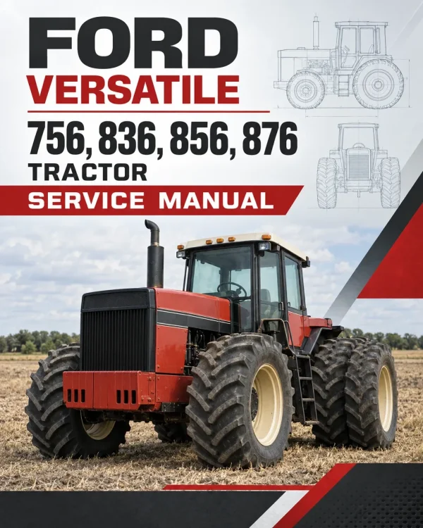 Ford Versatile 756, 836, 856, 876 Tractor Service Manual Ford Versatile 756, 836, 856, 876 Tractor Service Manual