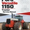 Ford Versatile 1150 Tractor Service Manual