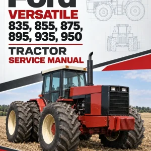 Ford Versatile 835, 855, 875, 895, 935, 950 Tractor Service Manual