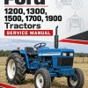 Ford 1200, 1300, 1500, 1700, 1900 Tractors Service Manual
