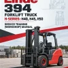 Linde 394 Forklift Truck H-Series: H40, H45, H50 Service Training (Workshop) Manual Linde 394 Forklift Truck H-Series: H40, H45, H50 Service Training (Workshop) Manual