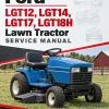 Ford LGT12, LGT14, LGT17, LGT18H Lawn Tractor Service Manual