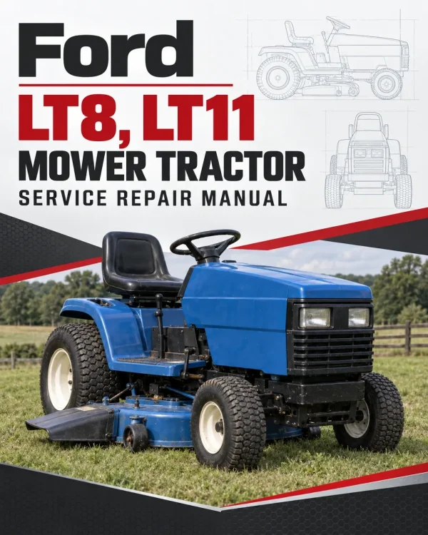 Ford LT8, LT11 Mower Tractor Service Manual Ford LT8, LT11 Mower Tractor Service Manual
