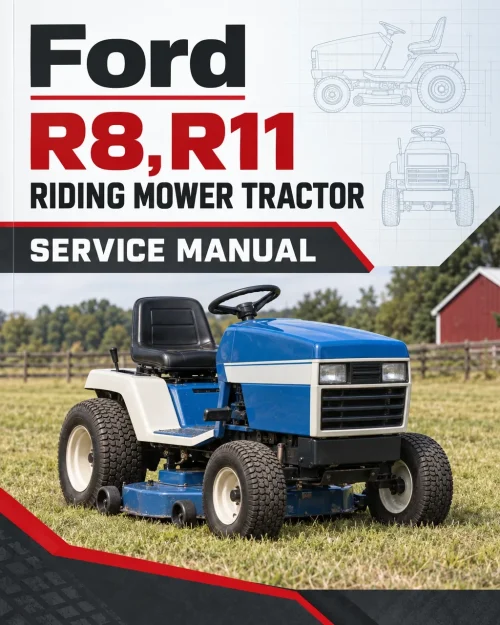 Ford R8, R11 Riding Mower Tractor Service Manual Ford R8, R11 Riding Mower Tractor Service Manual