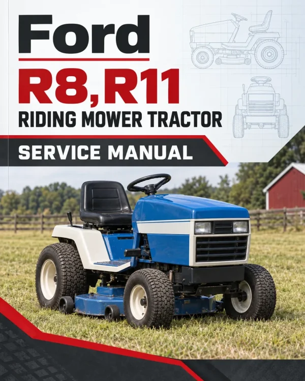 Ford R8, R11 Riding Mower Tractor Service Manual