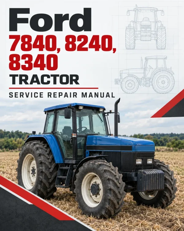 Ford 7840, 8240, 8340 Tractor Service Manual Ford 7840, 8240, 8340 Tractor Service Manual
