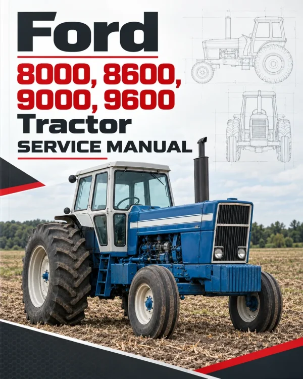 Ford 8000, 8600, 9000, 9600 Tractor Service Manual