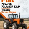Fiat 70V, 72F, 72LP, 82F, 82LP Tractor Service Manual