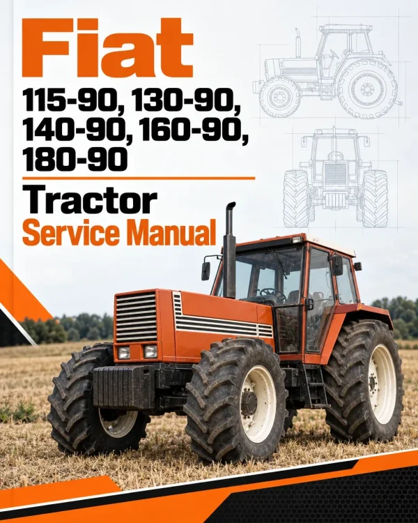 Fiat 115-90, 130-90, 140-90, 160-90, 180-90 Tractor Service Manual