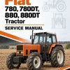 Fiat 780, 780DT, 880, 880DT Tractor Service Manual