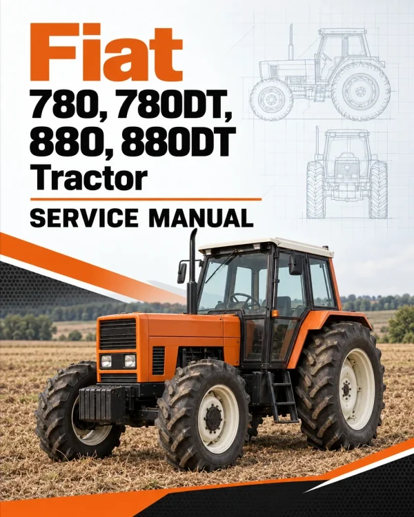 Fiat 780, 780DT, 880, 880DT Tractor Service Manual