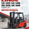 Linde S30, S30W, S40, S40W, S50, S50W, S60, S60W Forklift 316 Series Repair Manual