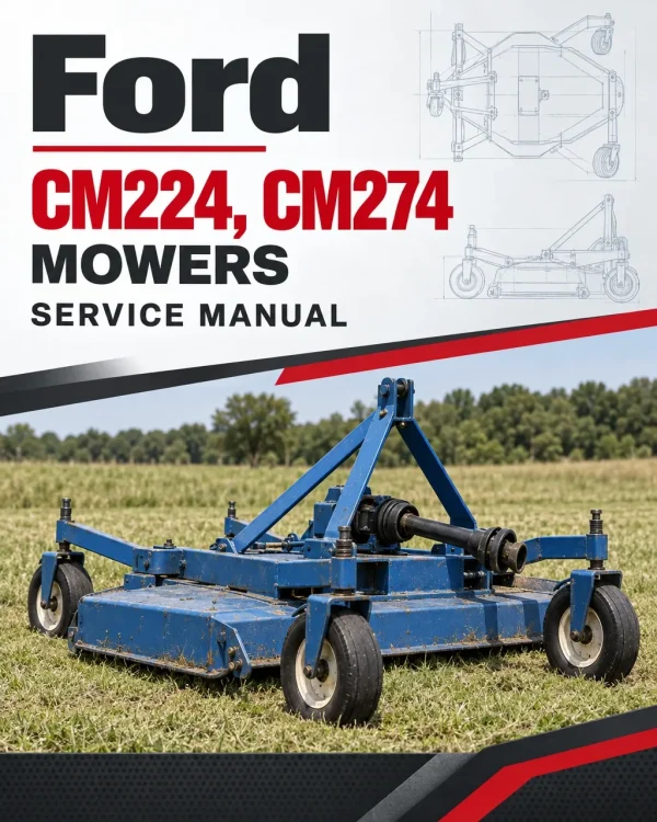 Ford CM224, CM274 Mowers Service Manual