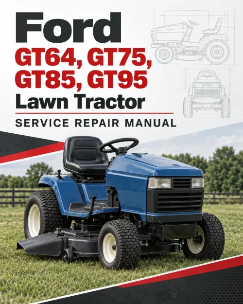 Ford GT64, GT75, GT85, GT95 Lawn Tractor Service Manual Ford GT64, GT75, GT85, GT95 Lawn Tractor Service Manual