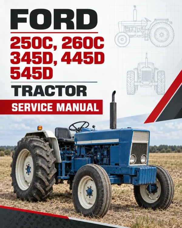 Ford 250C, 260C, 345D, 445D, 545D Tractor Service Manual Ford 250C, 260C, 345D, 445D, 545D Tractor Service Manual