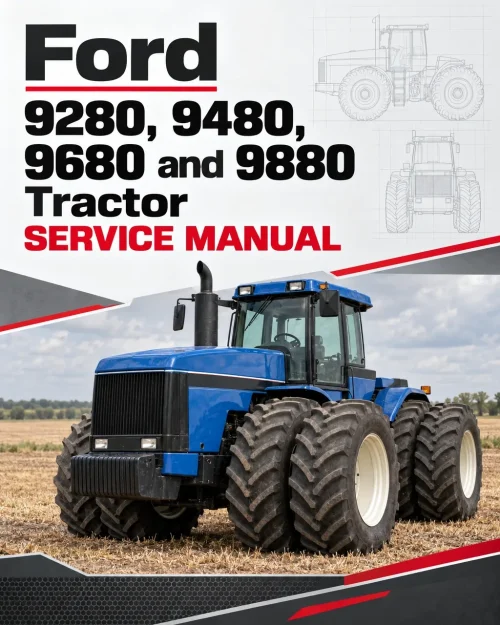 Ford 9280, 9480, 9680 and 9880 Tractor Service Manual Ford 9280, 9480, 9680 and 9880 Tractor Service Manual