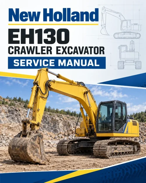 New Holland EH130 Crawler Excavator Service Manual
