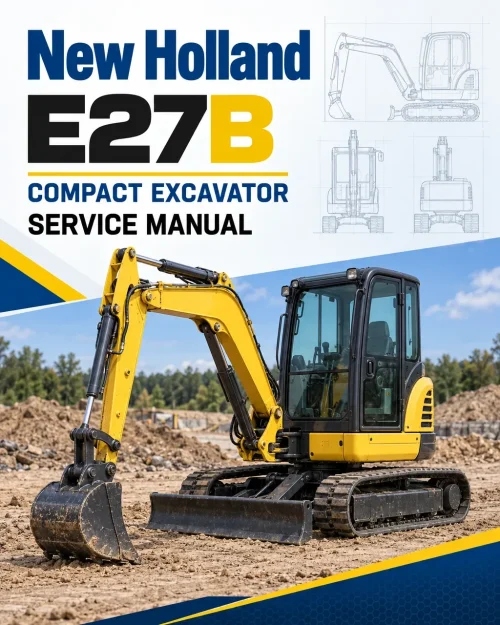 New Holland E27B Compact Excavator Service Manual New Holland E27B Compact Excavator Service Manual