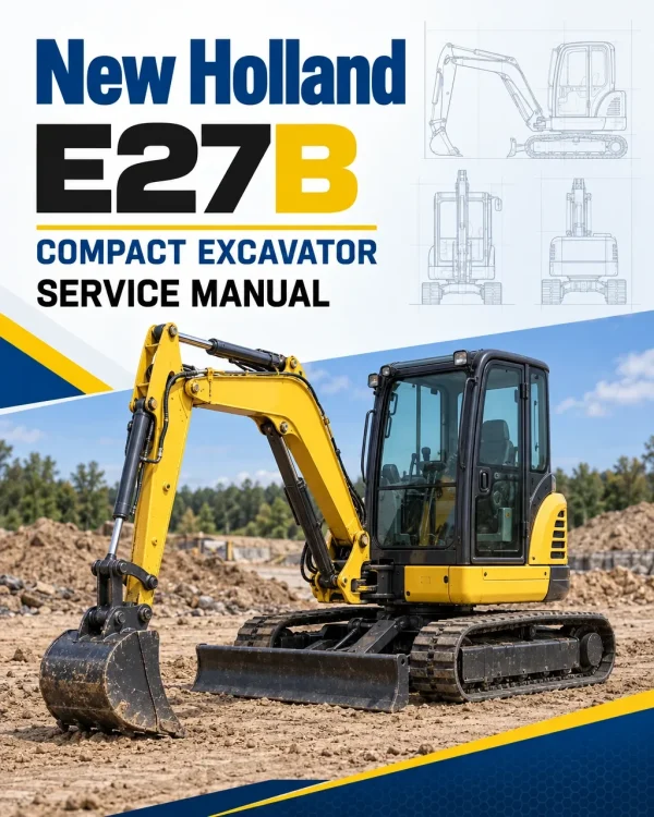 New Holland E27B Compact Excavator Service Manual New Holland E27B Compact Excavator Service Manual