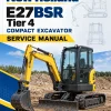 New Holland E27BSR Tier 4 Compact Excavator Service Manual