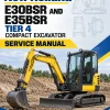 New Holland E30BSR and E35BSR Tier 4 Compact Excavator Service Manual New Holland E30BSR and E35BSR Tier 4 Compact Excavator Service Manual