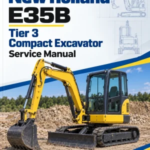 New Holland E35B Tier 3 Compact Excavator Service Manual