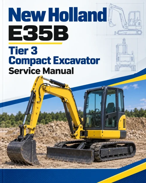 New Holland E35B Tier 3 Compact Excavator Service Manual New Holland E35B Tier 3 Compact Excavator Service Manual