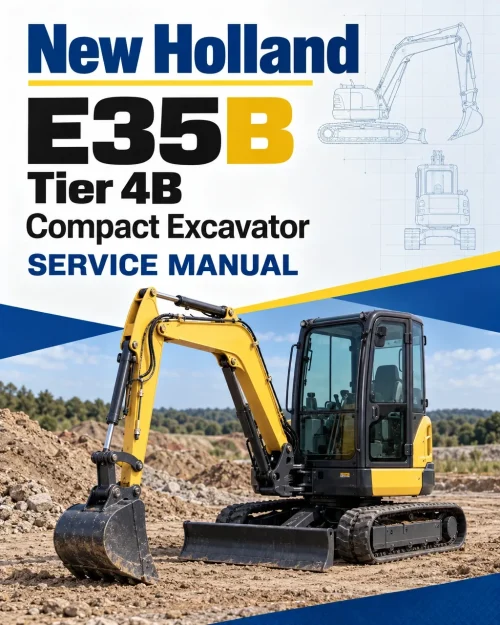 New Holland E35B Tier 4B Compact Excavator Service Manual New Holland E35B Tier 4B Compact Excavator Service Manual