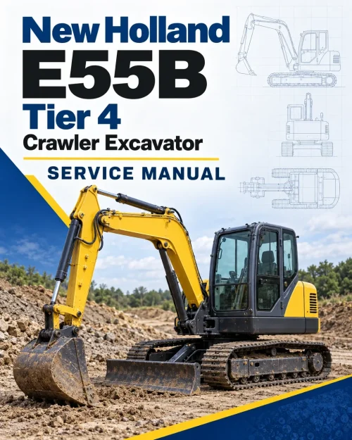 New Holland E55B Tier 4 Crawler Excavator Service Manual