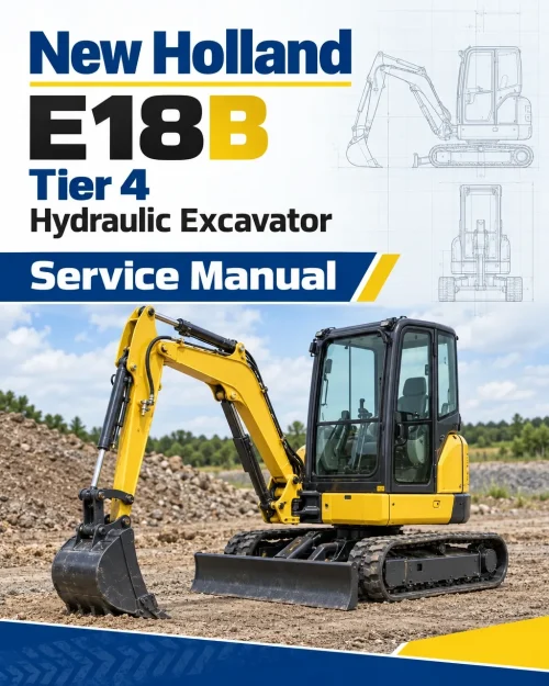 New Holland E18B Tier 4 Hydraulic Excavator Service Manual