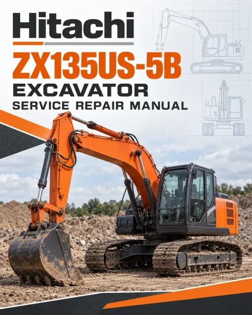 Hitachi ZX135US-5B Excavator Service Repair Manual Hitachi ZX135US-5B Excavator Service Repair Manual