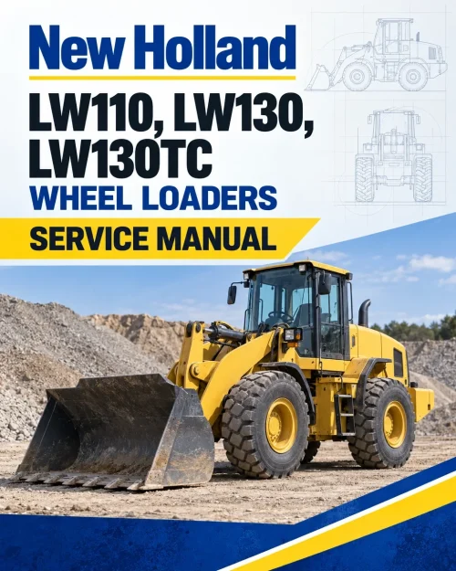 New Holland LW110, LW130, LW130TC Wheel Loaders Service Manual New Holland LW110, LW130, LW130TC Wheel Loaders Service Manual