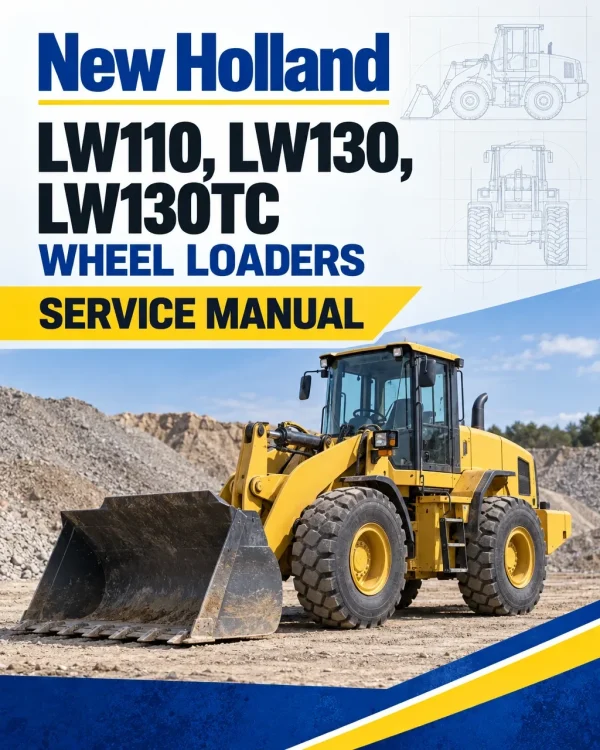 New Holland LW110, LW130, LW130TC Wheel Loaders Service Manual New Holland LW110, LW130, LW130TC Wheel Loaders Service Manual