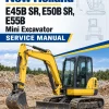 New Holland E45B SR, E50B SR, E55B Mini Excavator Service Manual New Holland E45B SR, E50B SR, E55B Mini Excavator Service Manual